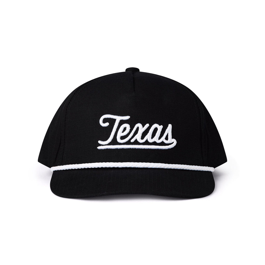 Cap - Texas Script - Black