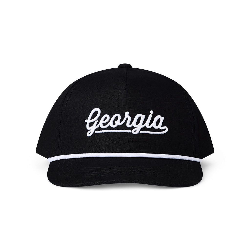 Cap - Georgia Script - Black