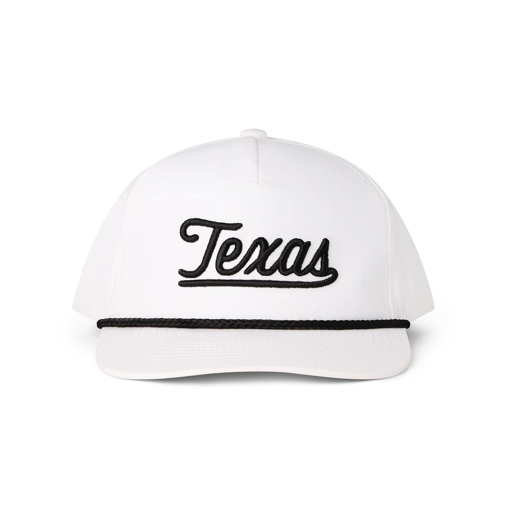 Cap - Texas Script - White