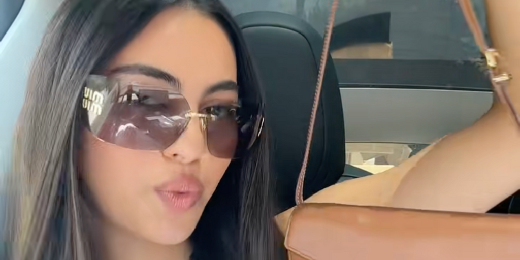 Miu Miu Rimless Runway MU 54YS 5AK06I - As Seen On Georgina Rodriguez & Rita Ora