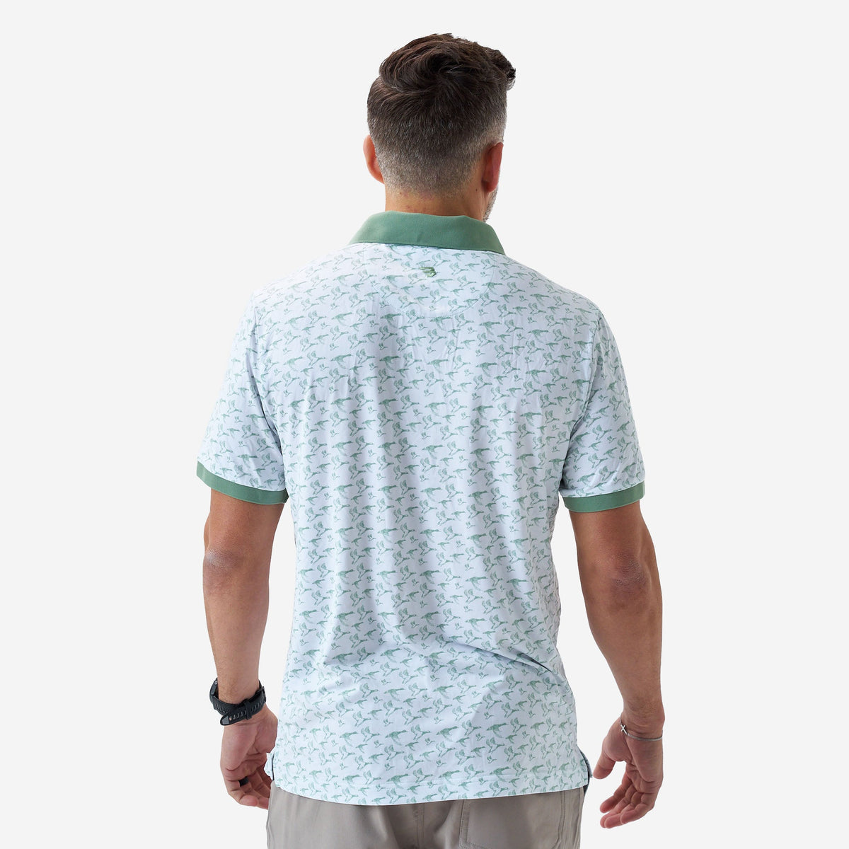 Performance Ringer Polo - Duck Season - White