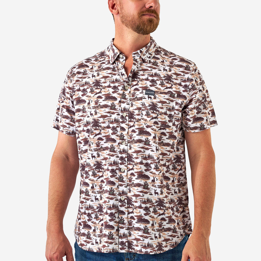 Performance Button Up - Brush Country