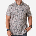 Performance Button Up -  Classic Deer Camo