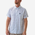 Performance Button Up - Ducks and Calls - White