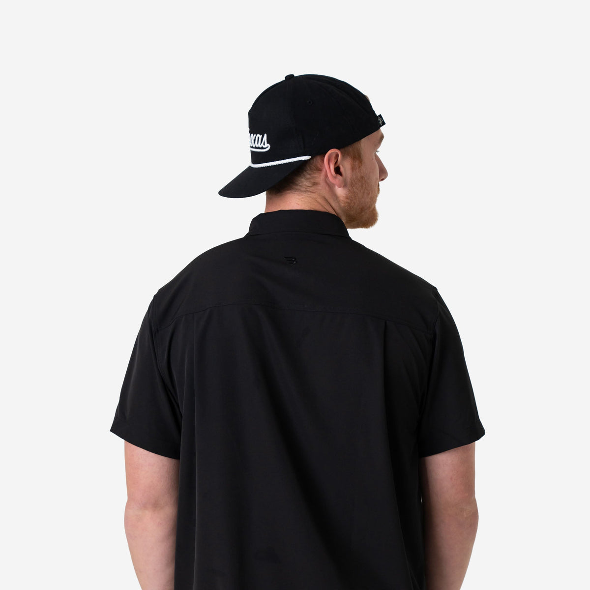 Performance Button Up - Heather Black