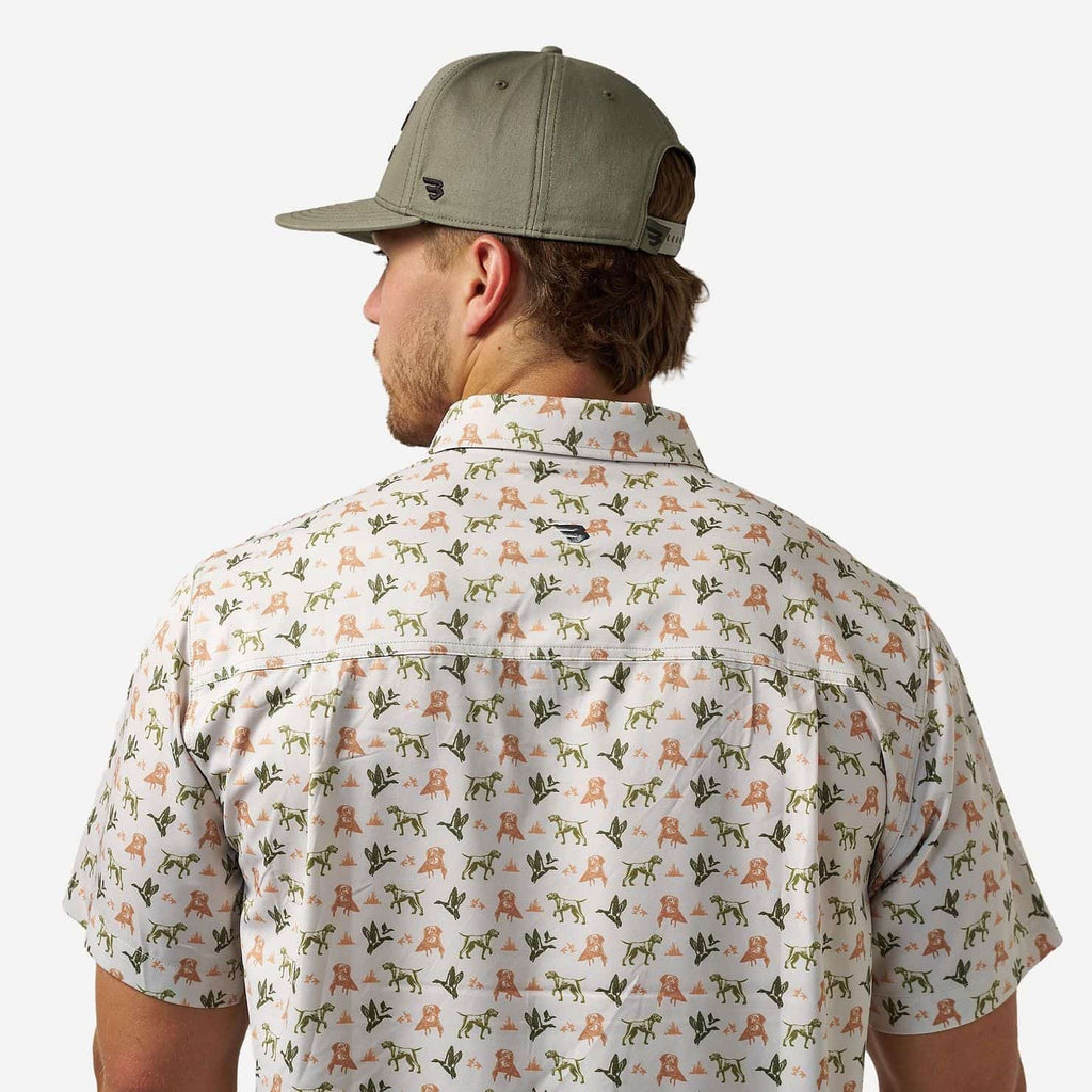 Performance Button Up - Mallard Duck Dog