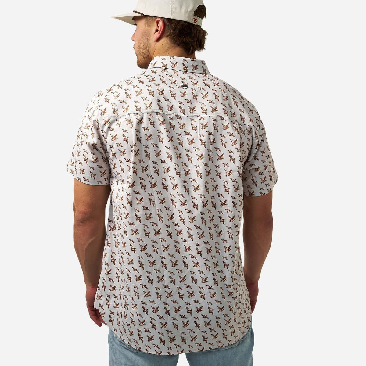 Performance Button Up - Mallards Flying In