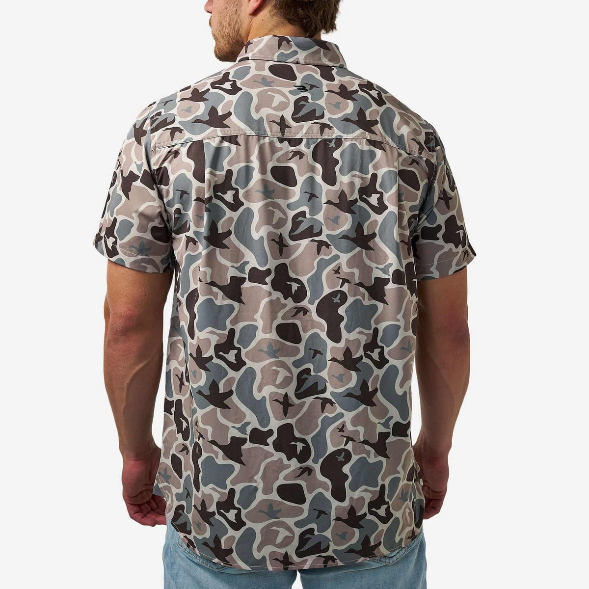 Performance Button Up - Mallard Mayhem Camo