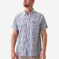 Performance Button Up - Out West - Cream