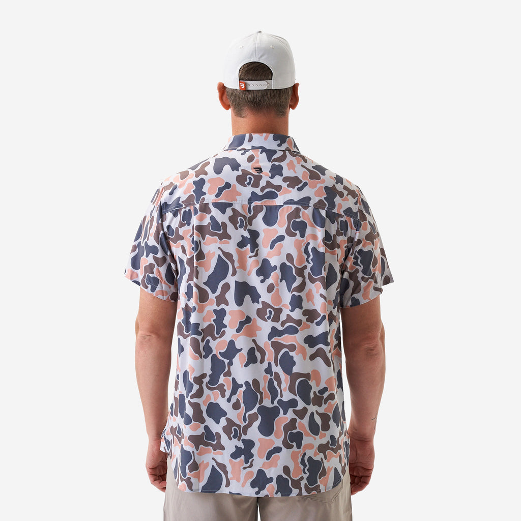 Performance Button Up - Vintage Camo