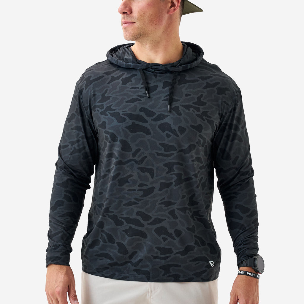 Performance Hoodie - Black Camo