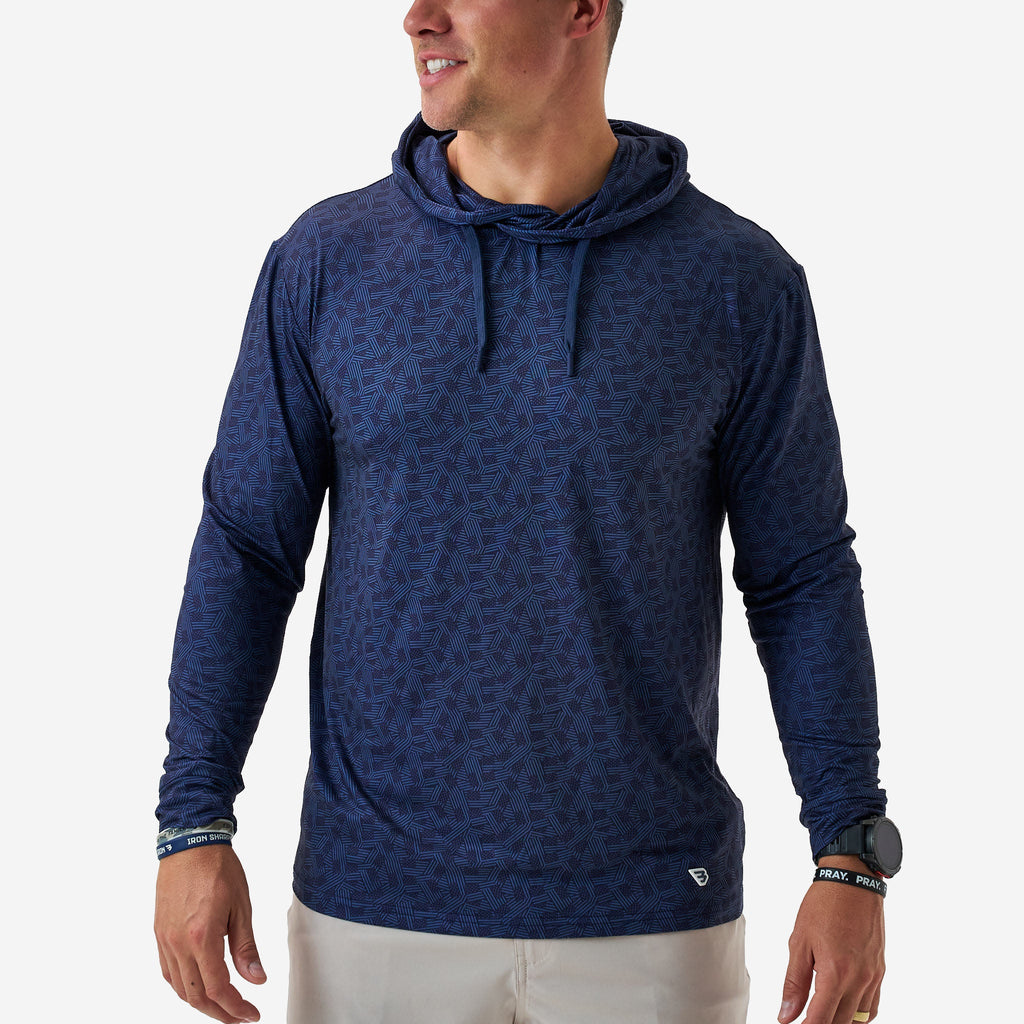 Performance Hoodie - Stars and Stripes - Navy