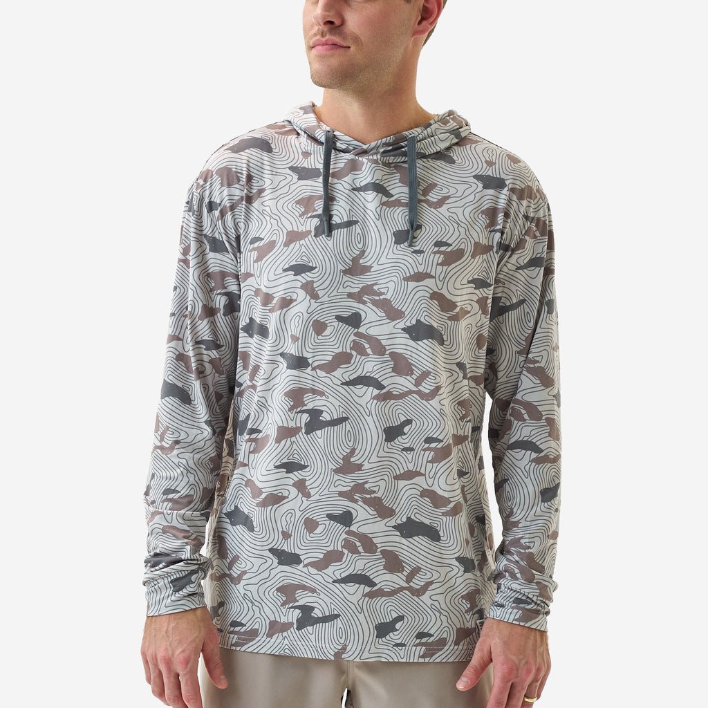 Performance Hoodie - Topo Desert Camo
