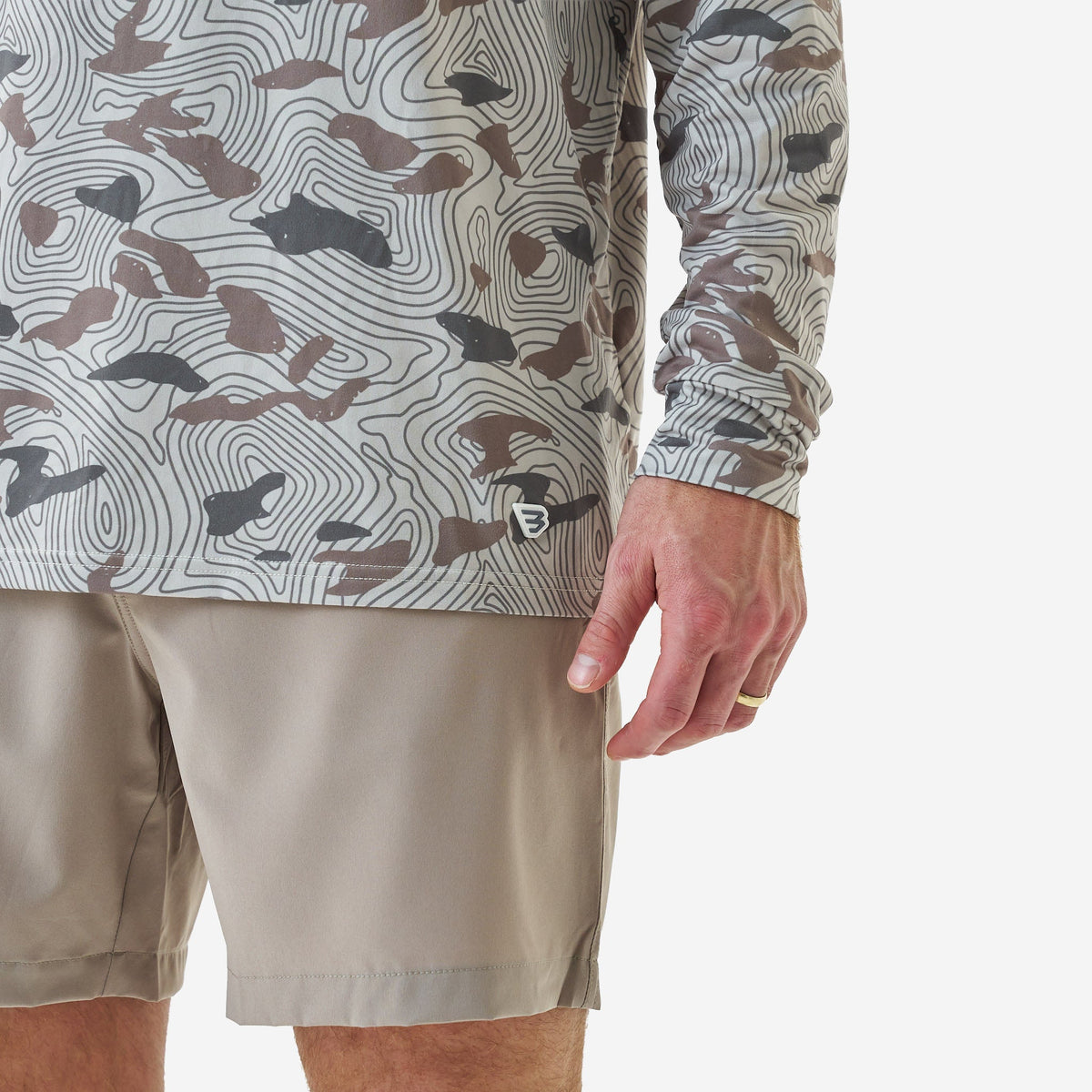 Performance Hoodie - Topo Desert Camo