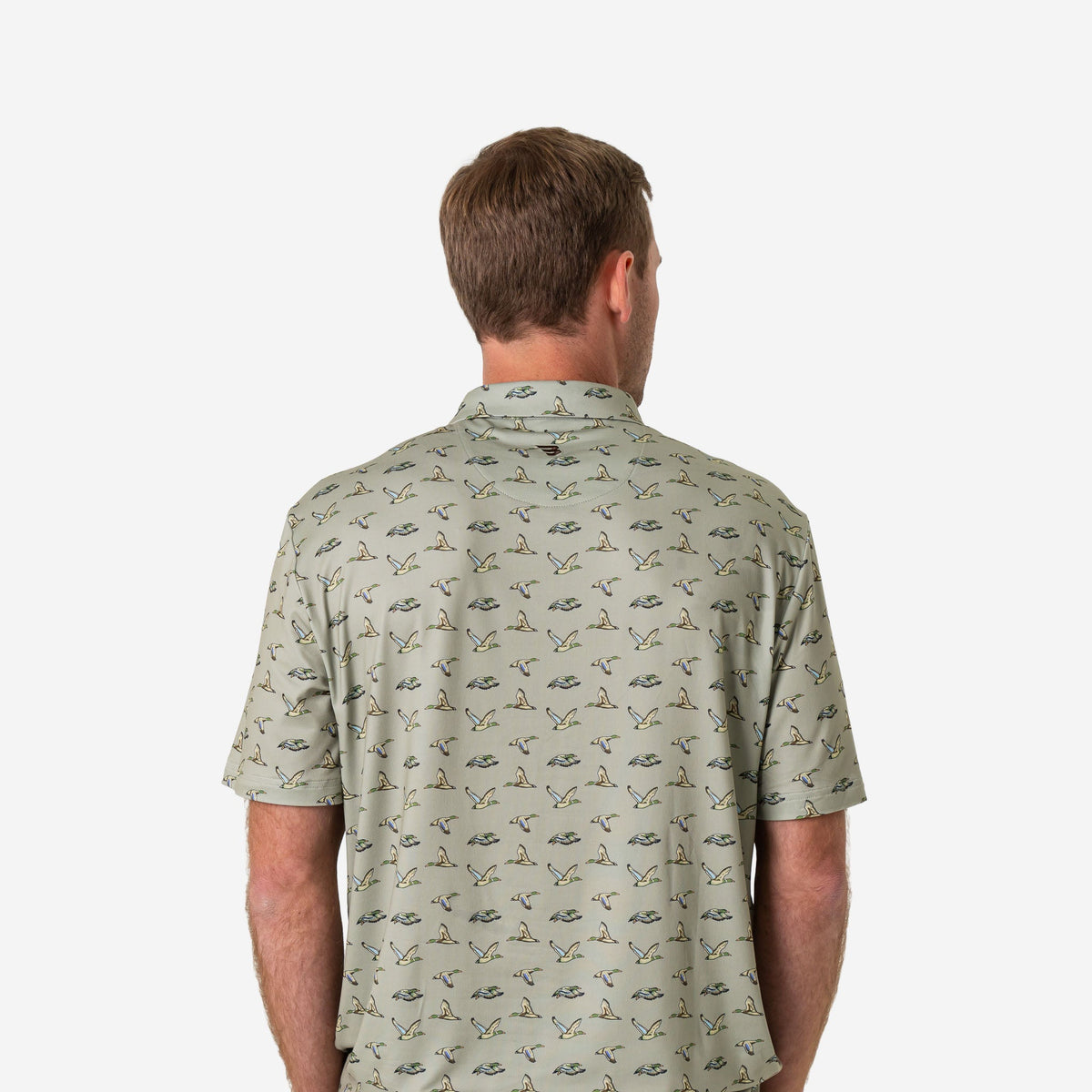 Performance Polo - Flying Ducks - Green