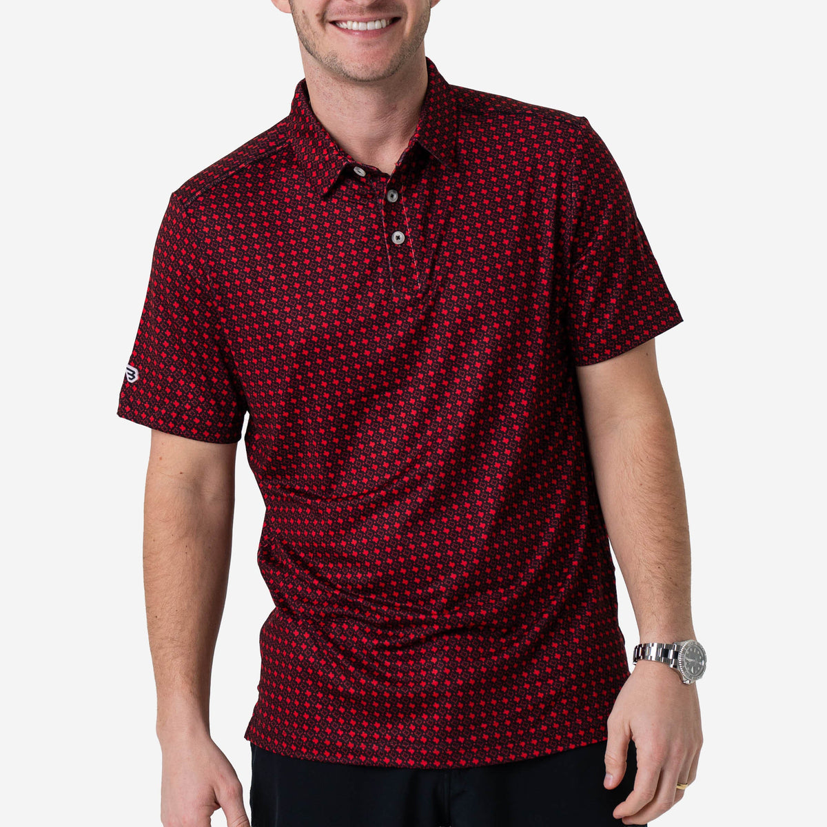 Father and Son Bundle - Performance Polo - Texas - Black & Red