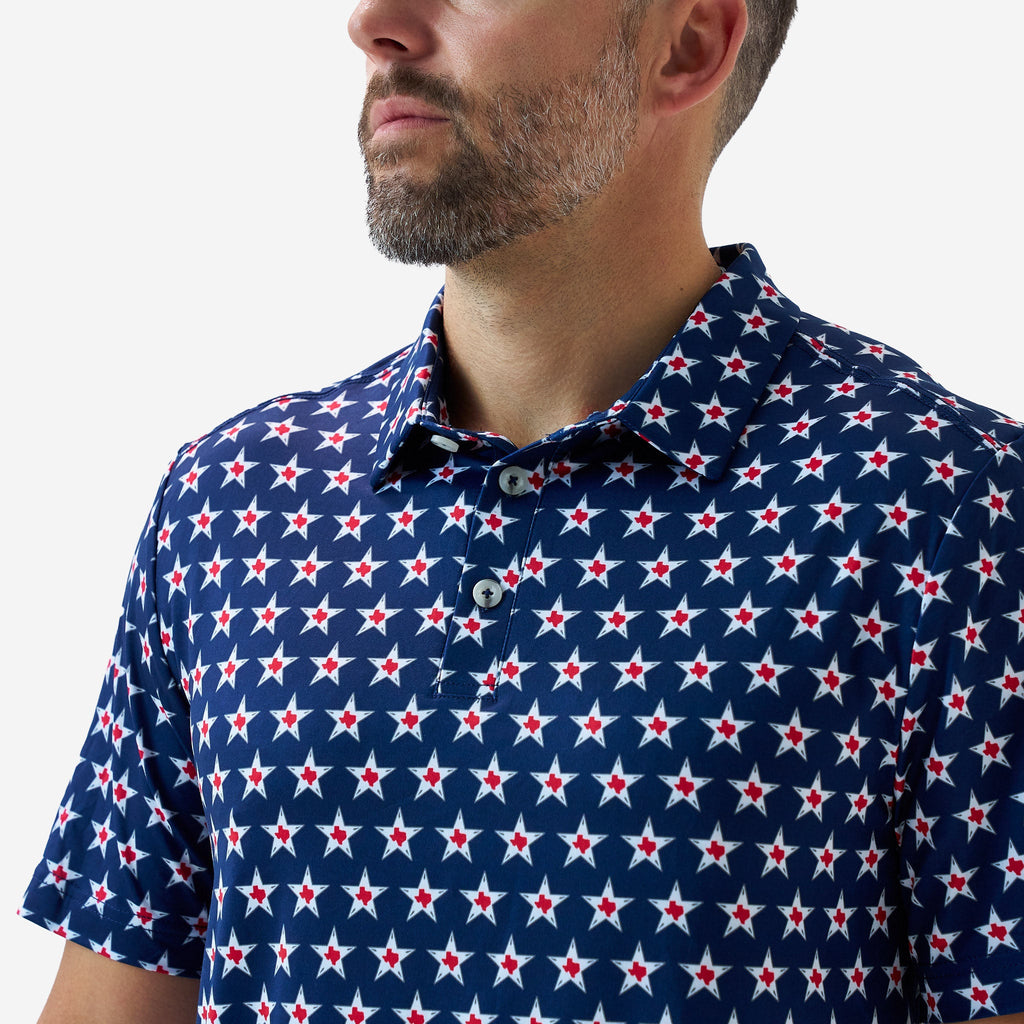 Performance Polo - Texas Vintage - Navy