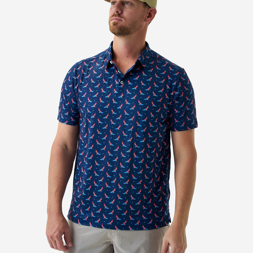 Performance Polo - USA Eagle - Navy