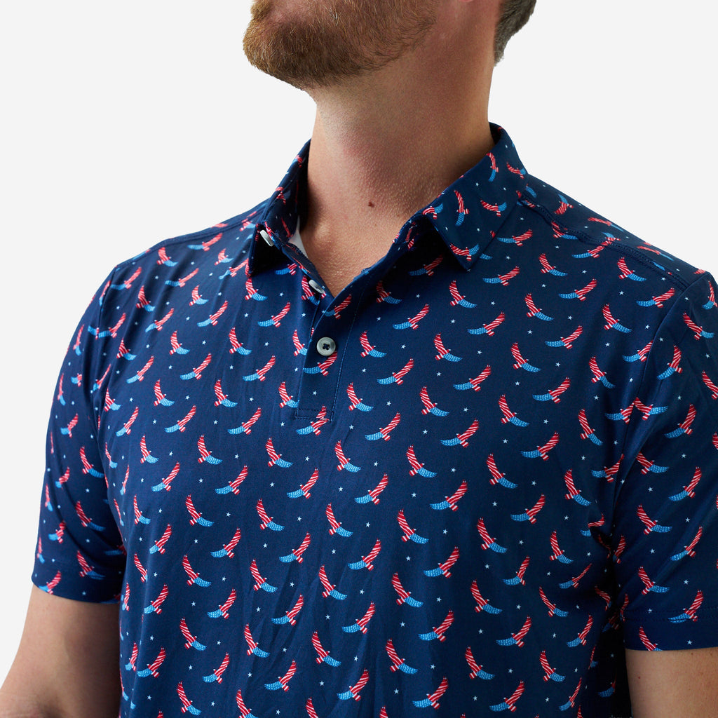 Performance Polo - USA Eagle - Navy