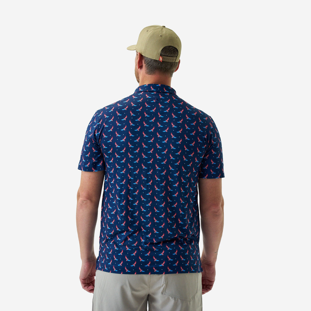 Performance Polo - USA Eagle - Navy