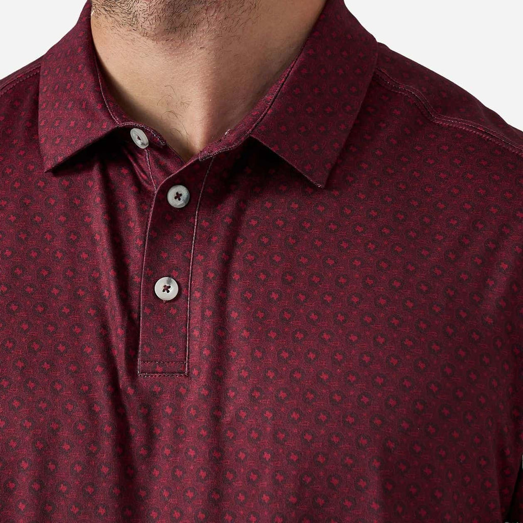 Father and Son Bundle - Performance Polo - Vintage Helmets - Maroon