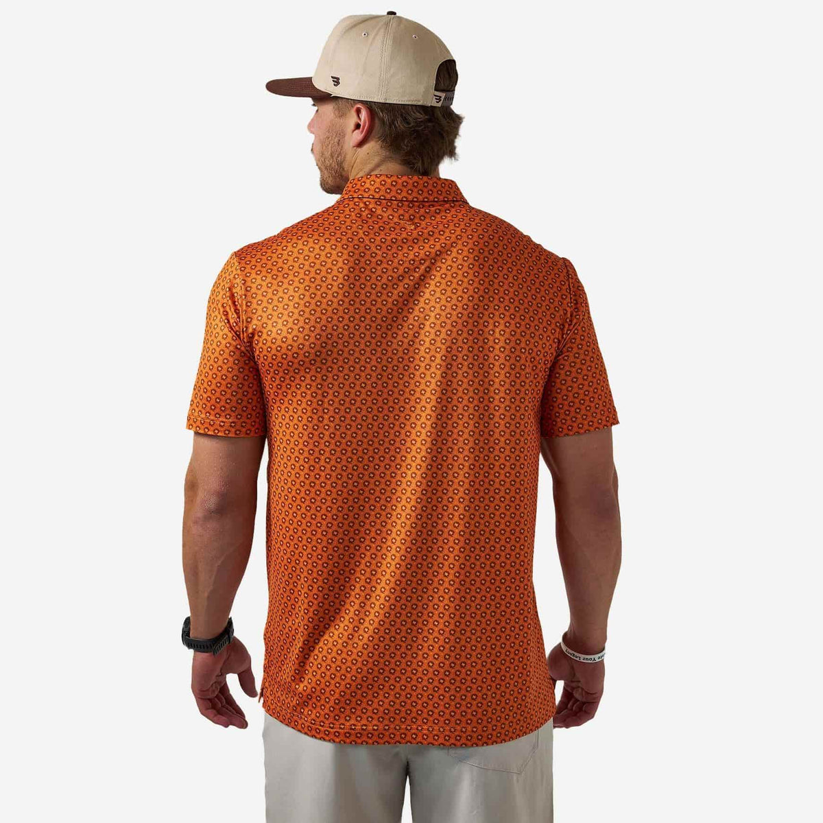 Father and Son Bundle - Performance Polo - Vintage Helmets - Orange