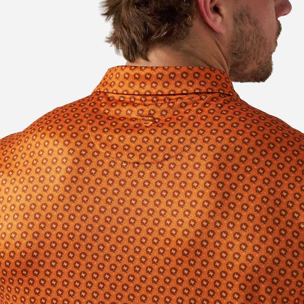 Performance Polo - Vintage Helmets - Orange