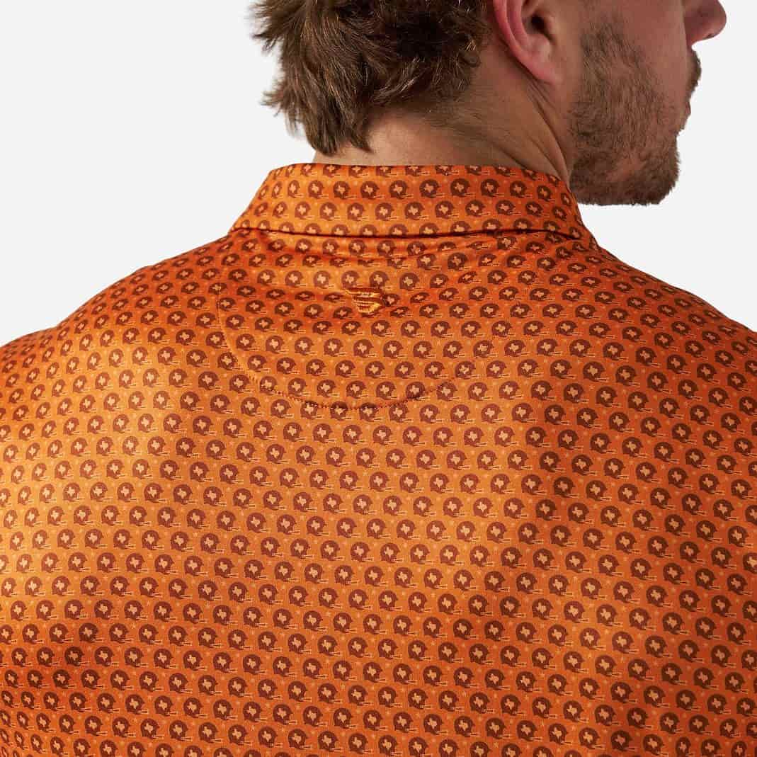 Performance Polo - Vintage Helmets - Orange