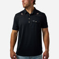 Pearl Snap Performance Polo - Mallards - Black