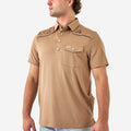 Pearl Snap Performance Polo - Mallards - Khaki
