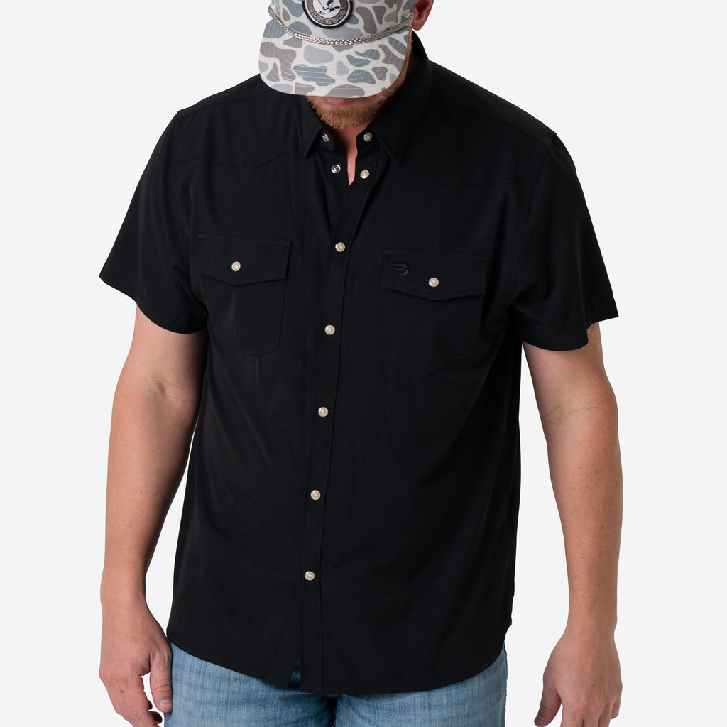 Performance Western Shirt -  Black