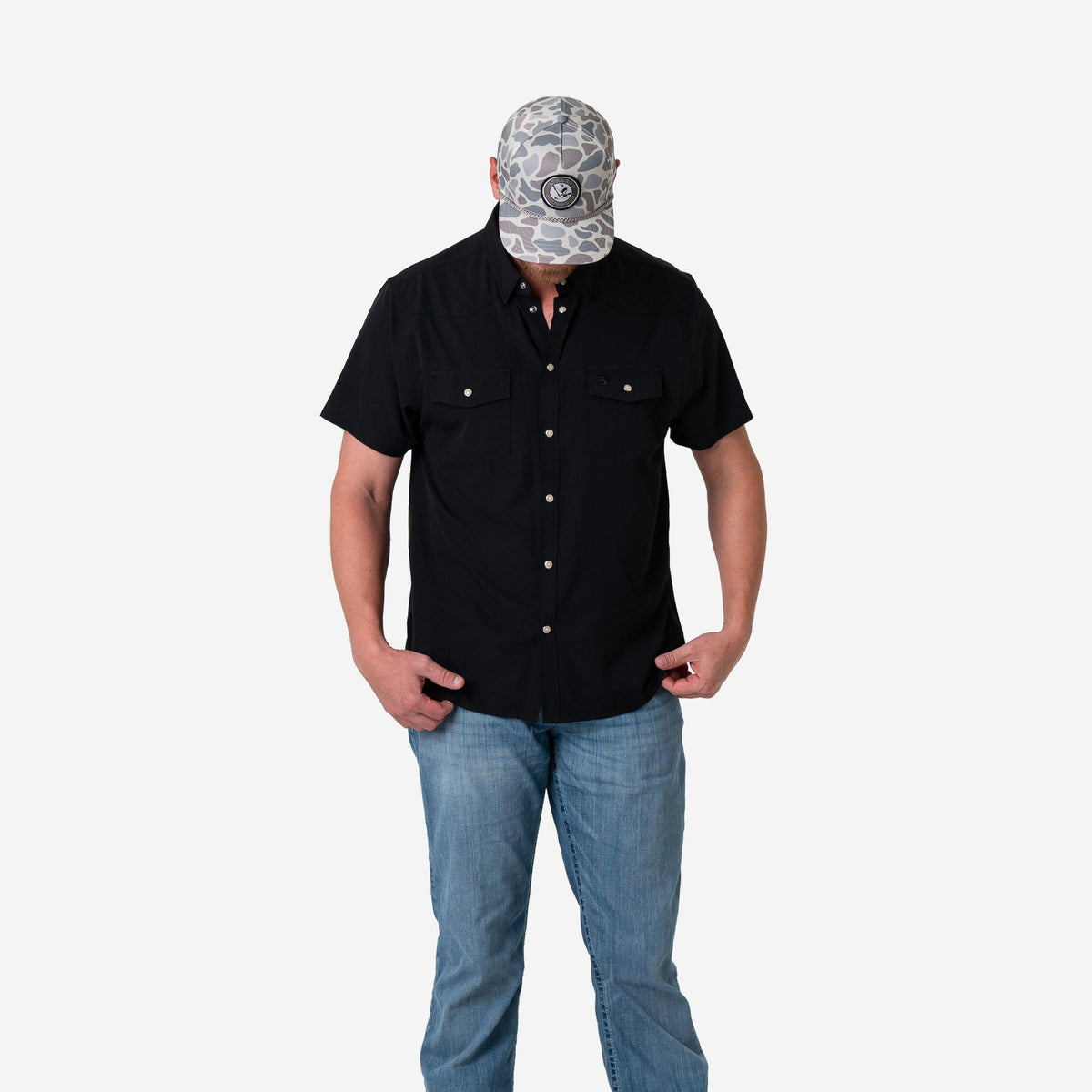 Performance Western Shirt -  Black
