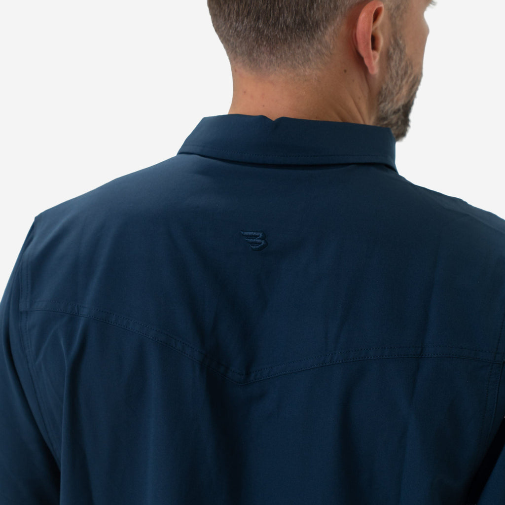 Performance Western Shirt - Navy
