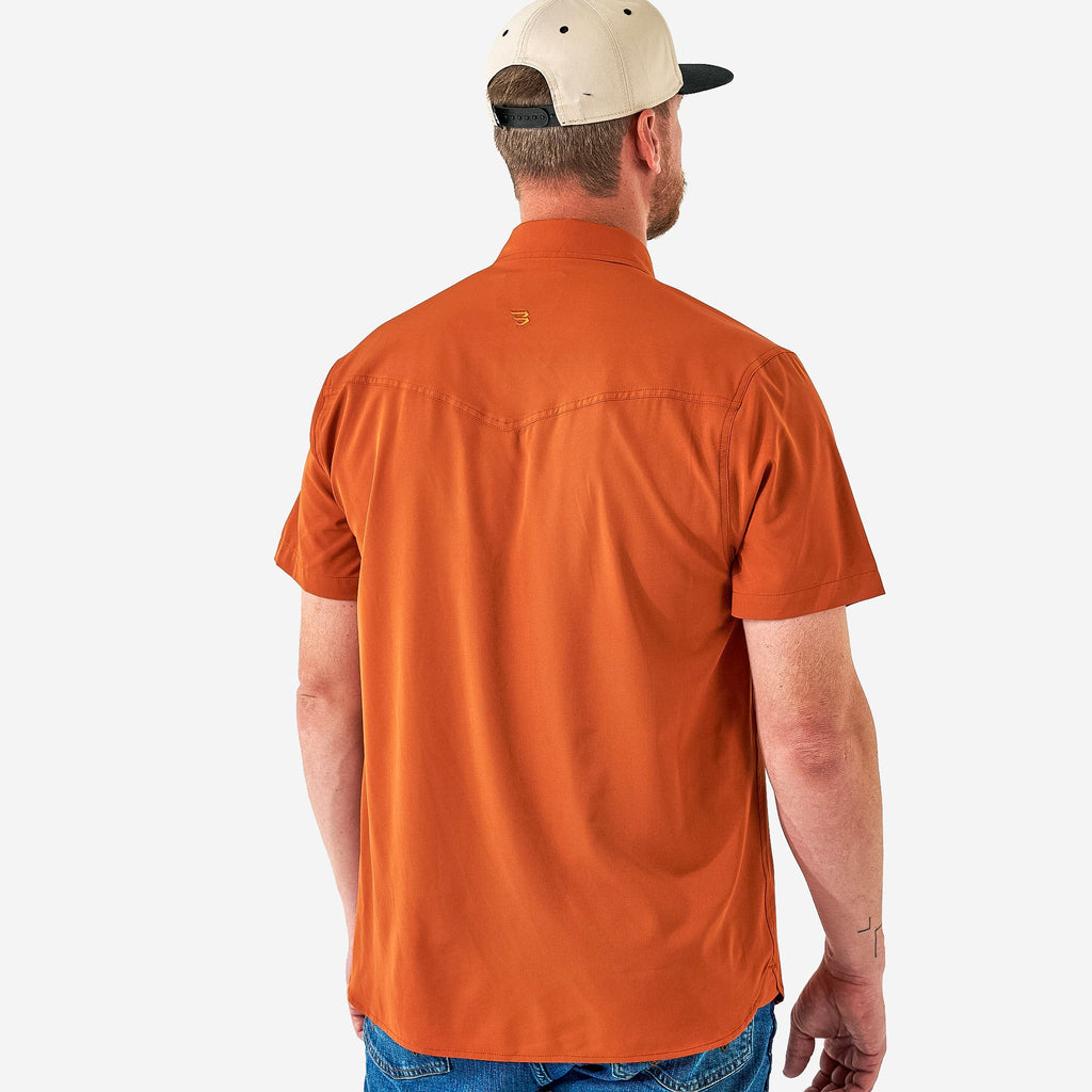 Performance Western Shirt - Orange