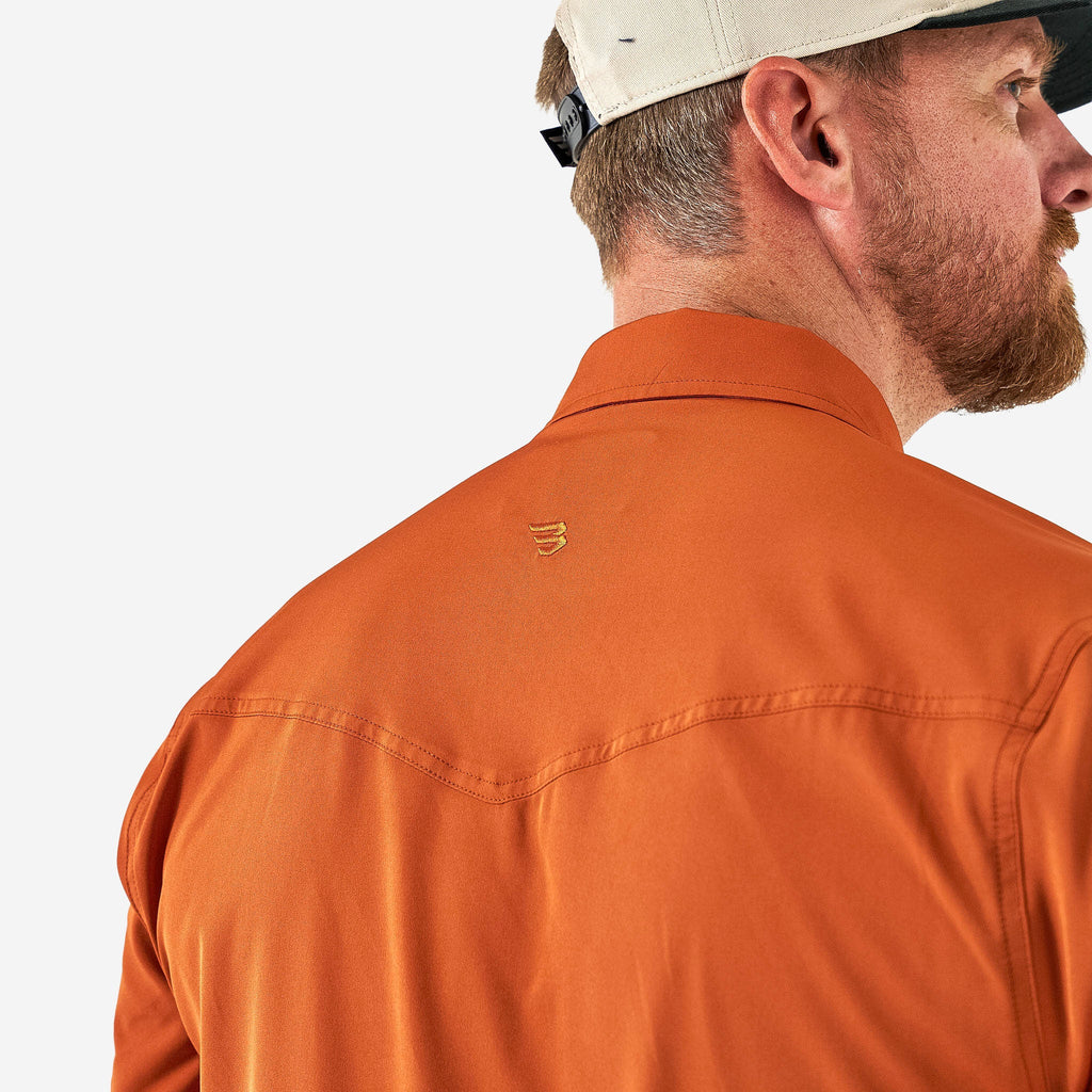 Performance Western Shirt - Orange