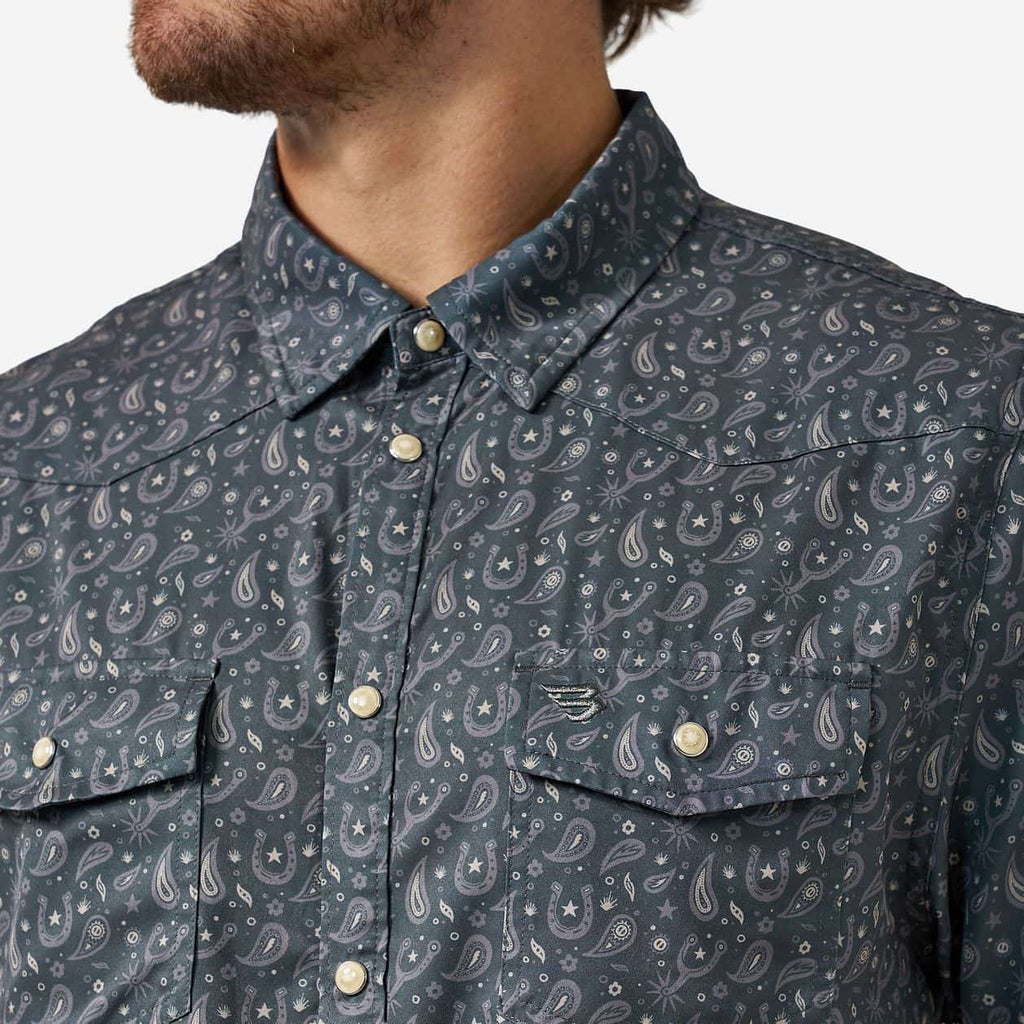 Performance Western Shirt - Paisley Spurs