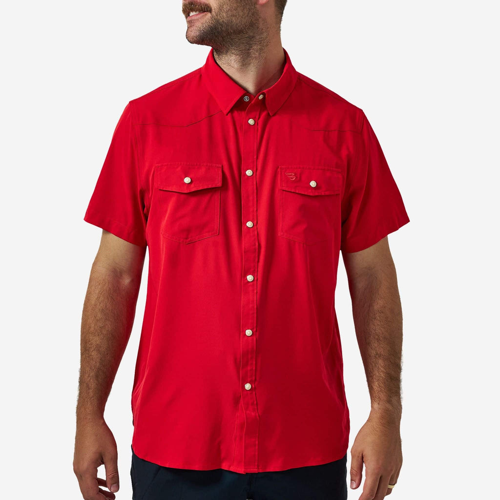 Performance Western Shirt - Red