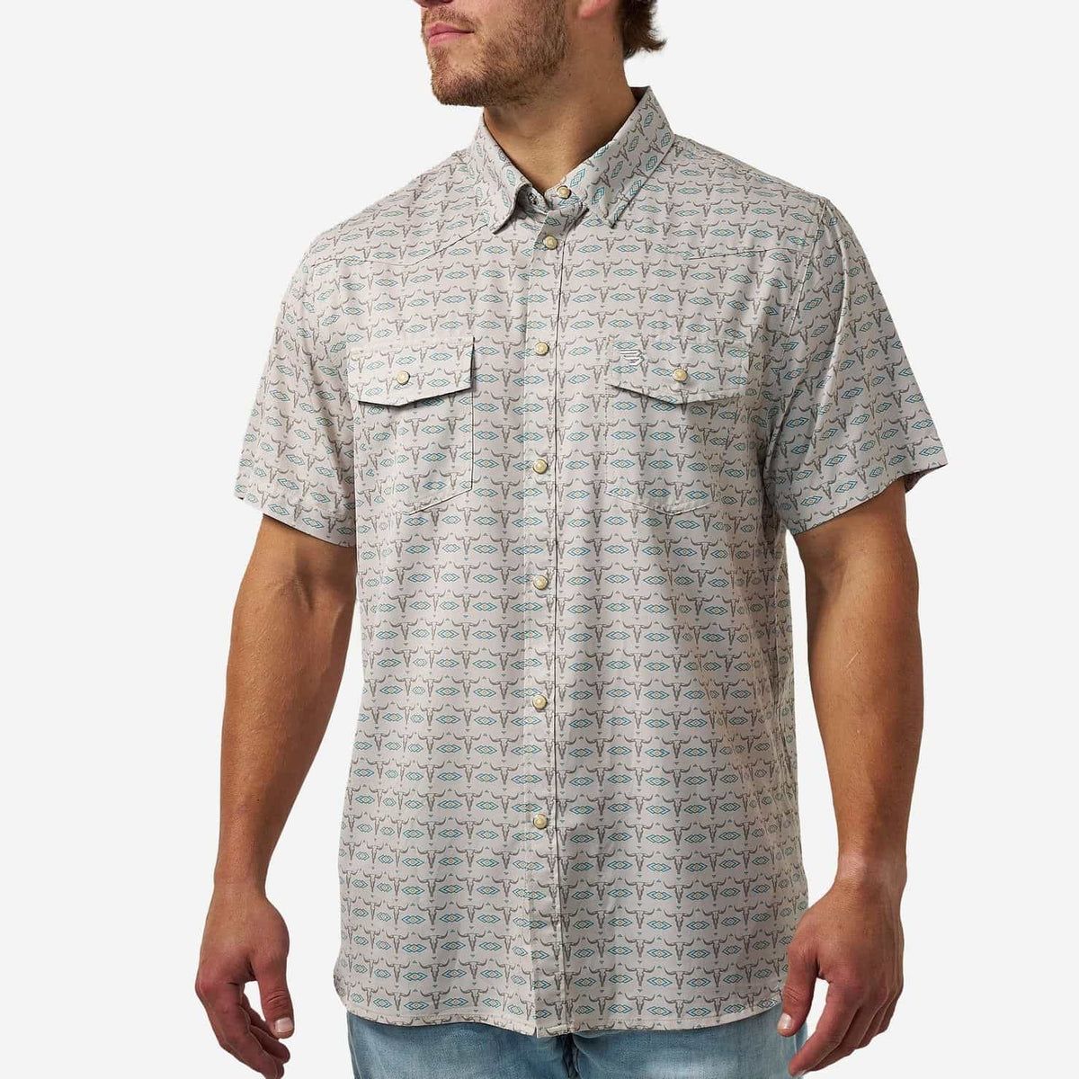 Performance Western Shirt - Skull Rancher
