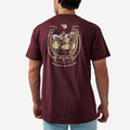 Short Sleeve Tee - Horseshoe - Maroon