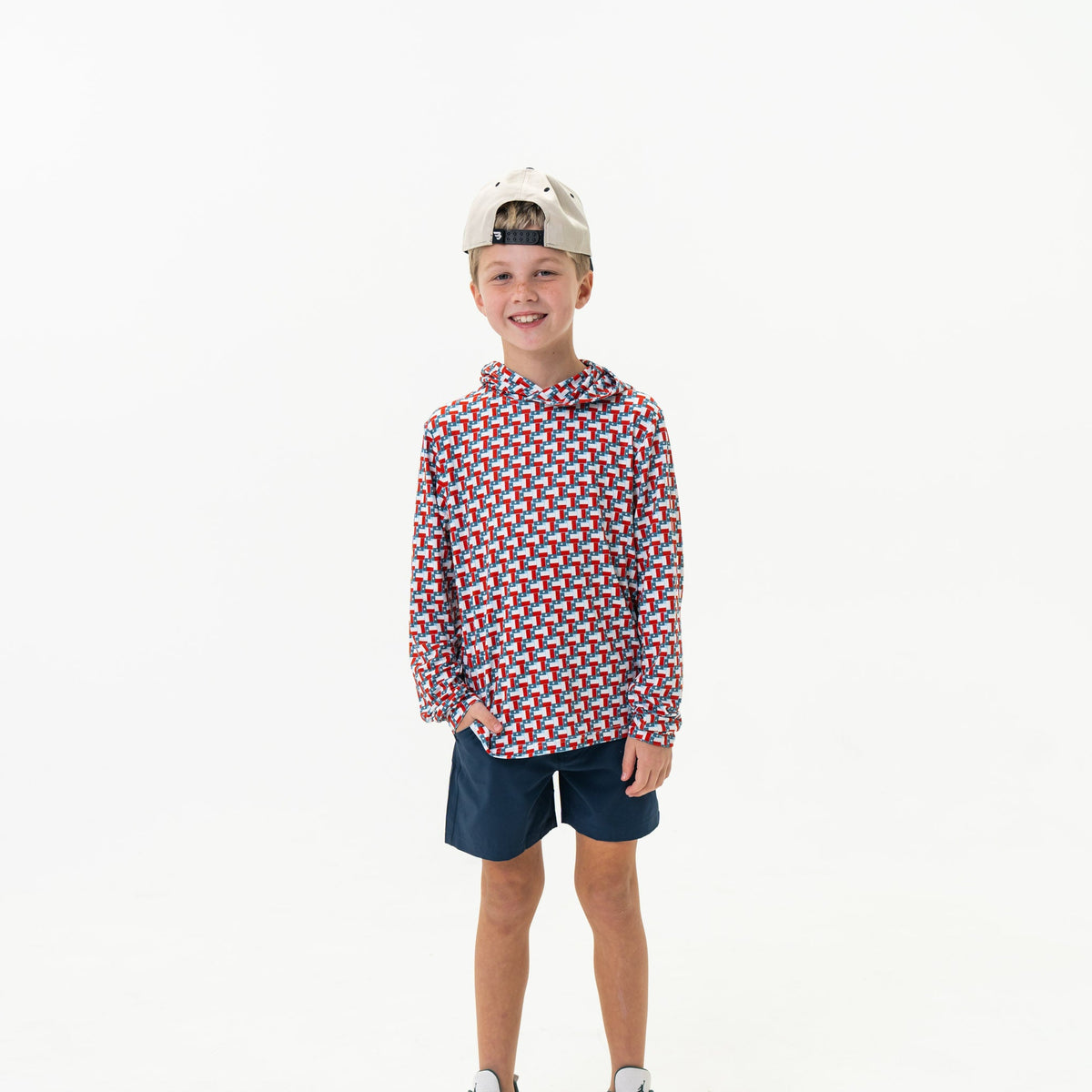 Youth Performance Hoodie - Texas Flag