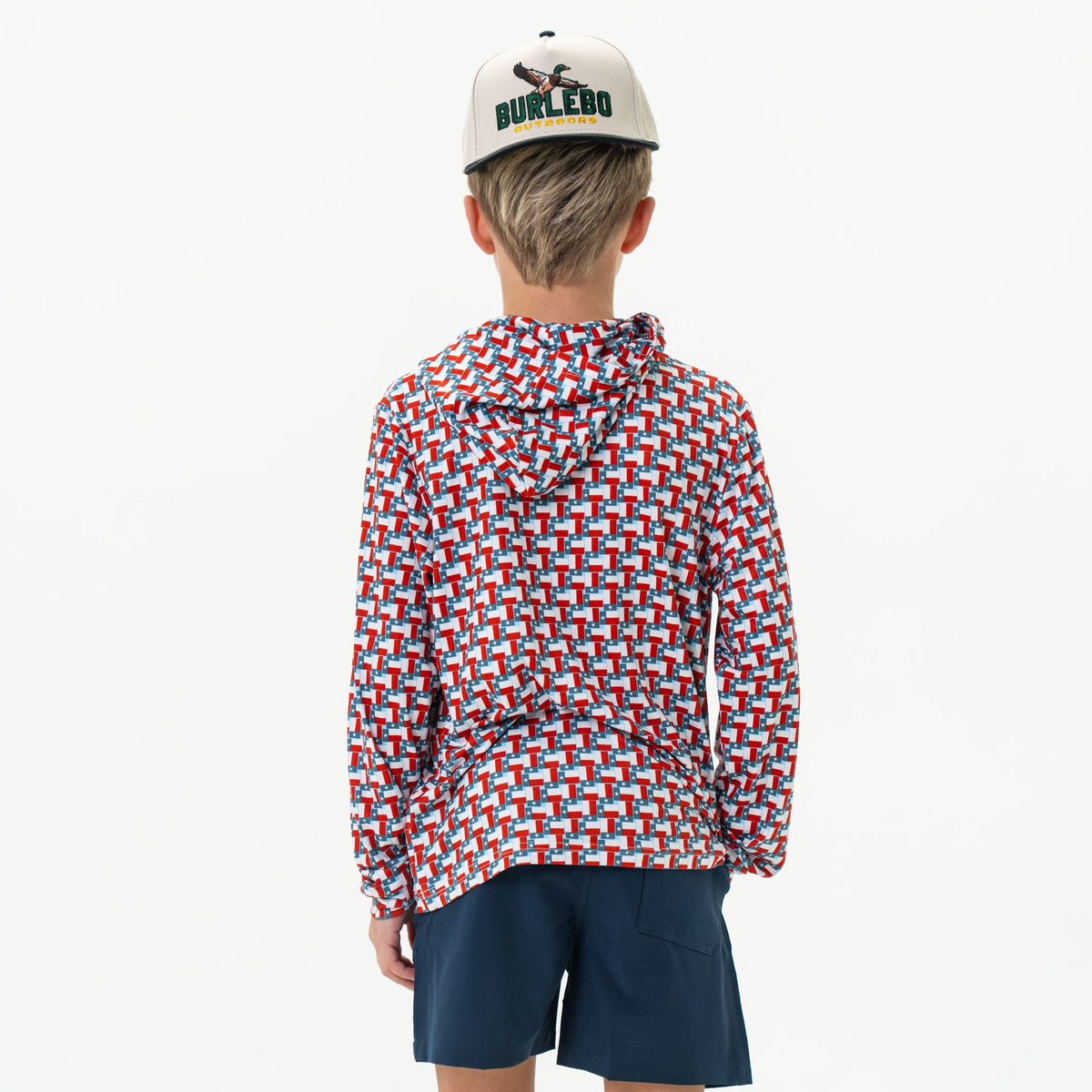 Youth Performance Hoodie - Texas Flag