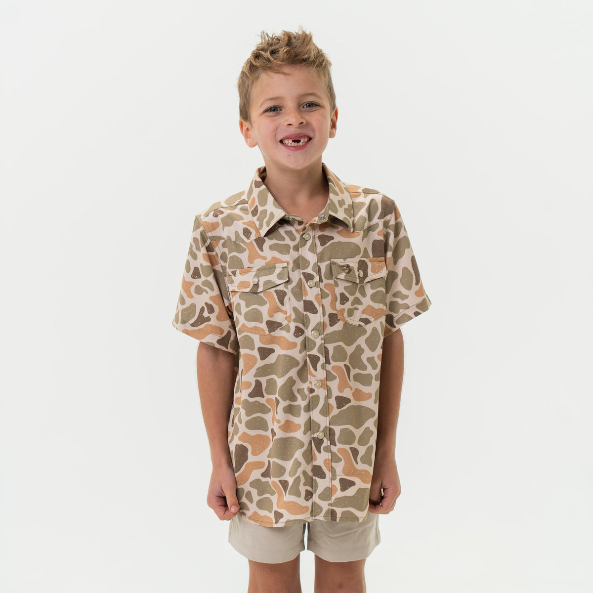 Father and Son Bundle - Performance Western Shirt - Venado Camo