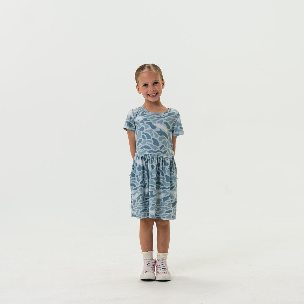 Youth Moxie Dress - Seaside Camo