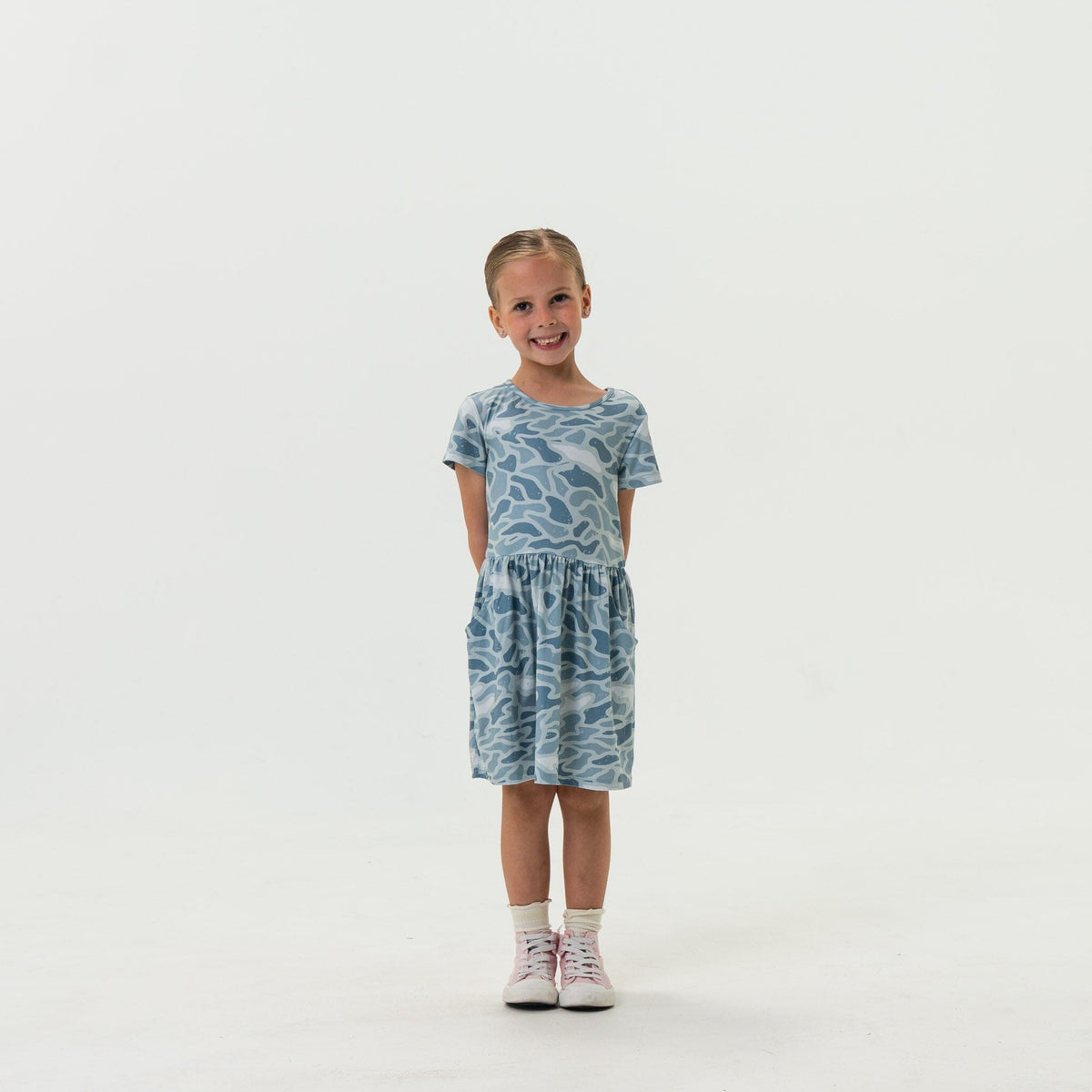 Youth Moxie Dress - Seaside Camo