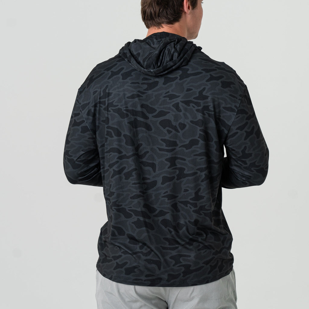 Performance Hoodie - Black Camo