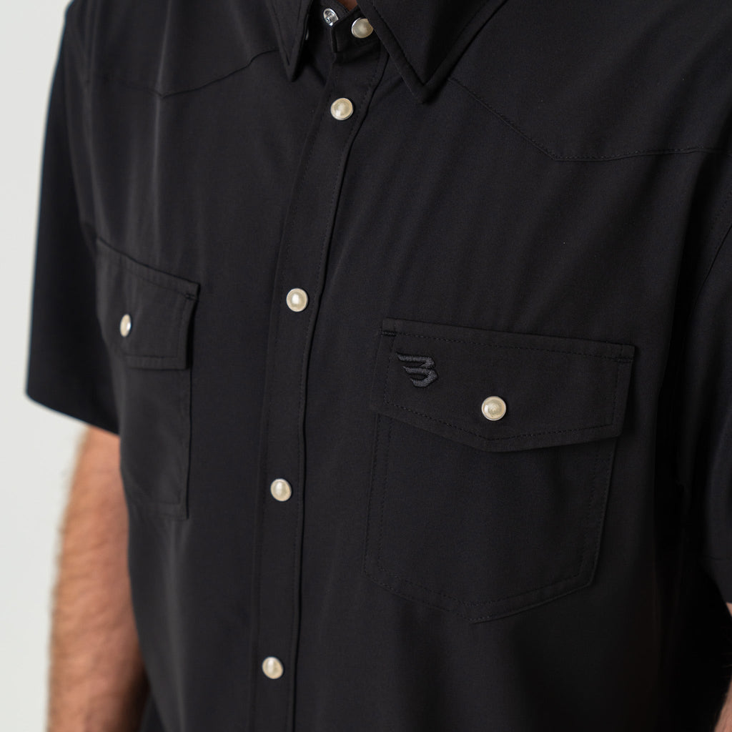 Performance Western Shirt -  Black