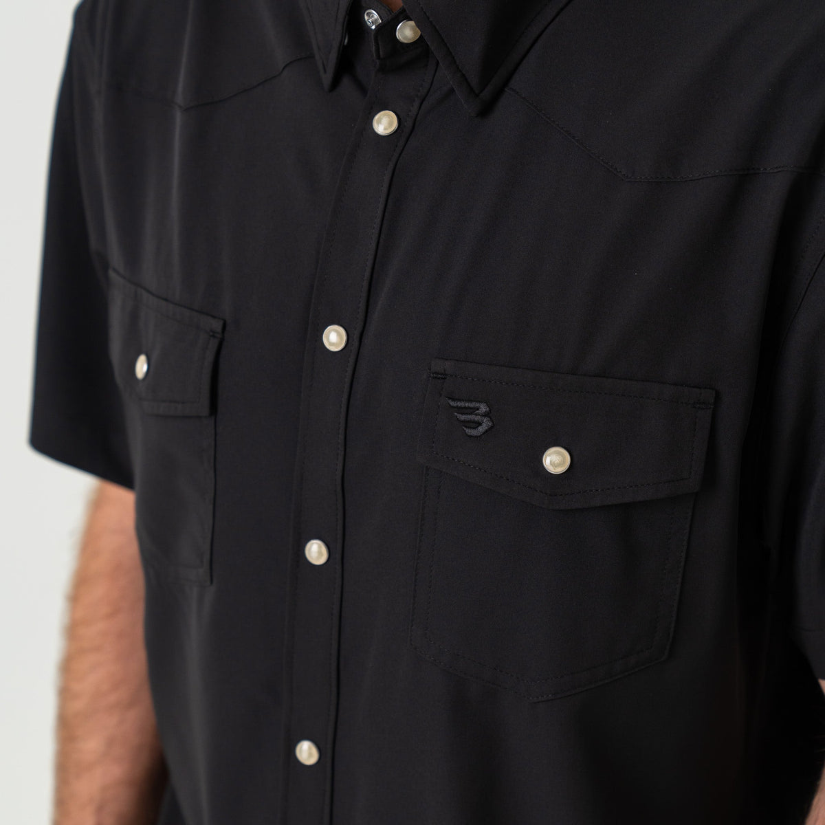 Performance Western Shirt -  Black