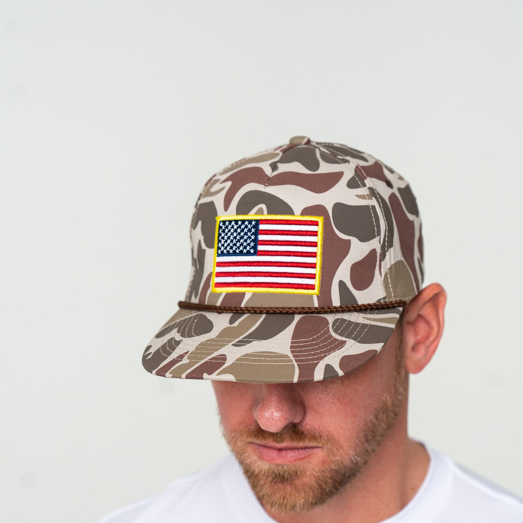 Cap - American Flag - Camo
