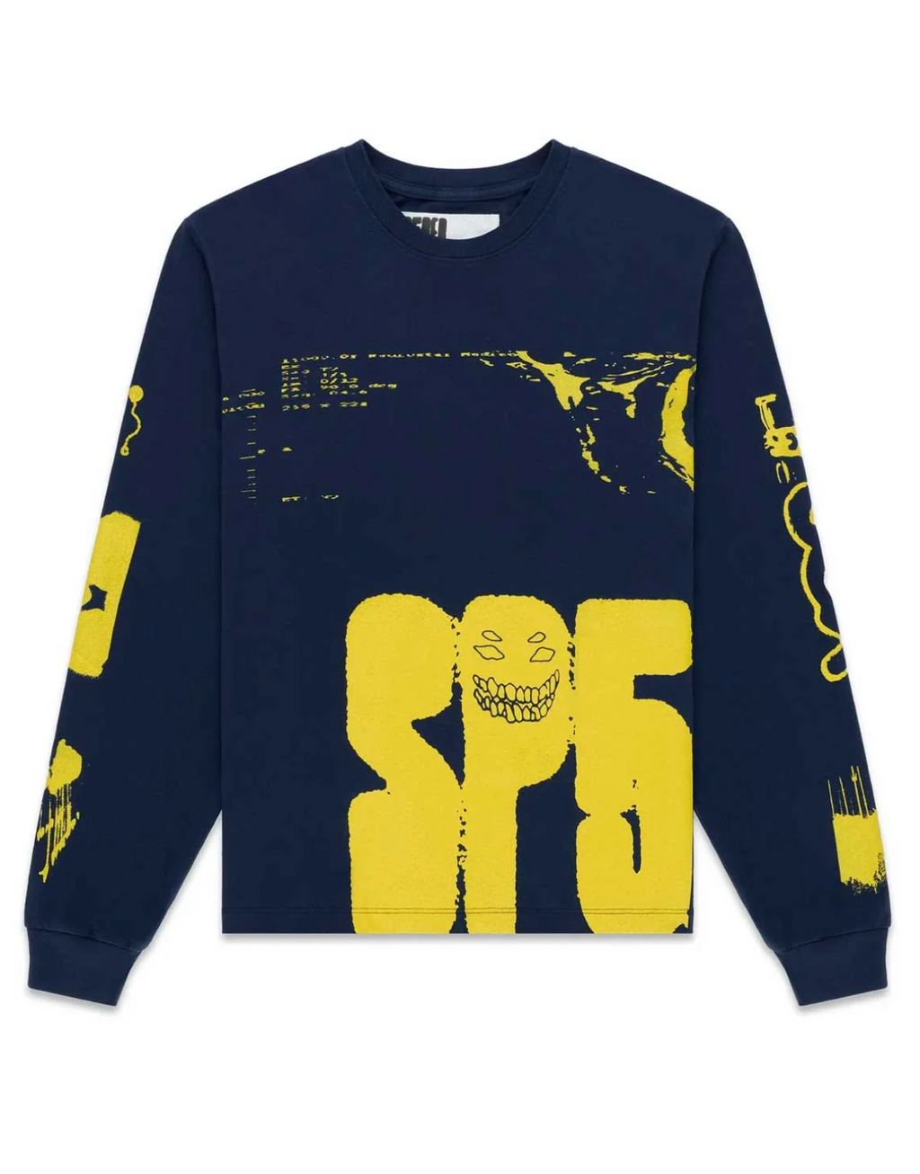 Sp5der X-ray L/S Tee Navy