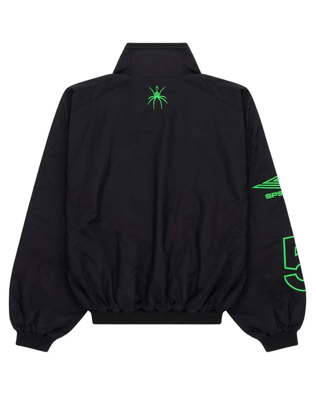 Sp5der Script Warm Up Jacket Black
